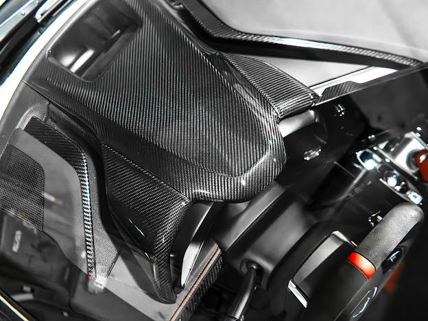 2020+ CHEVROLET CORVETTE C8 CARBON FIBER UPPER DASH INSTRUMENT PANEL FULL COVER KIT